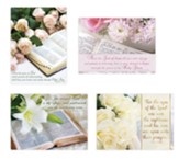 Flowers with Bible, Praying For You Cards, Box of 12