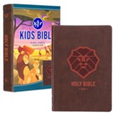 KJV Bible for Children--soft leather-look, brown (indexed)