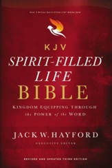 KJV Spirit-Filled Life Bible, Third Edition, Comfort Print--hardcover, red letter edition