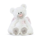 Pink Guardian Angel Bear Rattle