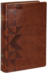 NKJV The Bible Study Bible, Comfort Print--soft leather-look, brown