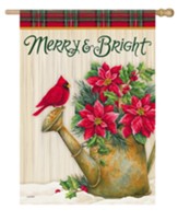 Merry & Bright (Cardinal), Large Flag