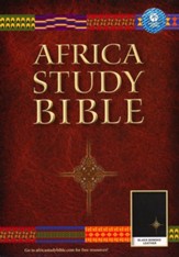 NLT Africa Study Bible: God's Word through African Eyes - Genuine Leather, Black
