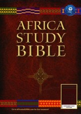 NLT Africa Study Bible (Burgundy): God's Word through African Eyes, Leather, imitation