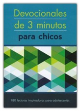 Devocionales de 3 minutos para chicos  (3 Minute Devotionals for Guys)