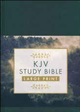 KJV Study Bible - Large Print [Gold Spruce]