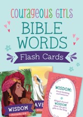 Courageous Girls Bible Words Flash Cards