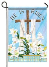 Easter Morning, He Is Risen Garden Flag, Small