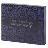 God Is With You Plaque