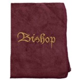 Bishop Pastor Towel, Microfiber, Burgundy
