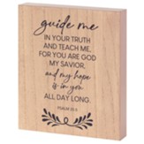 Guide Me Plaque