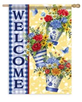Summer Trio, Welcome Flag, Large