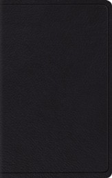 ESV Wide-Margin Reference Bible--top grain leather, black