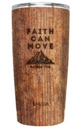 Faith Can Move Stainless Steel Mug, 20 oz