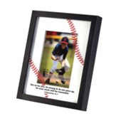 Be Strong And Do Not Give Up Photo Frame, Baseball