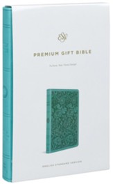 ESV Premium Gift Bible (TruTone, Teal, Floral Design) Imitation Leather