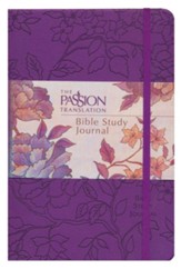 The Passion Translation (TPT): Bible Study Journal, Purple