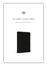 ESV Student Study Bible (TruTone Imitation Leather, Olive with Celtic Cross Design) - Imperfectly Imprinted Bibles