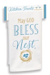 May God Bless Our Nest Kitchen Towel