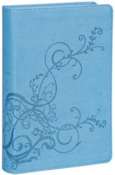 ESV Student Study Bible, TruTone, Sky Blue with Ivy Design