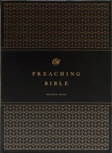 ESV Preaching Bible, Black Goatskin Leather