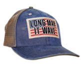 Long May It Wave, Mesh Back, Cap, Denim