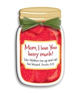 Mom, I Love You Berry Much Magnet