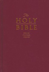 ESV Premium Pew and Worship Bible, Burgundy