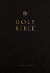 ESV Pew and Worship Bible, Large Print, Black