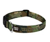 Walk By Faith Camo, Pet, Collar, XS