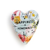 Happiness Is Homemade Art Heart Keeper
