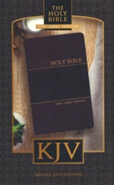 KJV Holy Bible Personal edition, Imitation Leather, Mulberry with thumb indexes - Slightly Imperfect