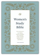 ESV Women's Study Bible--soft leather-look, deep brown