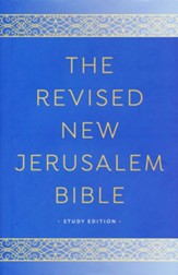 The Revised New Jerusalem Bible: Study Edition  - Imperfectly Imprinted Bibles