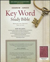 Key Word Study Bible NASB (2008 new edition), Bonded Burgundy Leather