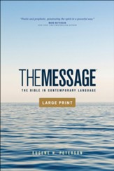 The Message Outreach Edition, Large-Print, softcover - Slightly Imperfect