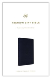 ESV Premium Gift Bible (TruTone, Navy, Mosaic Cross Design), Soft imitation leather