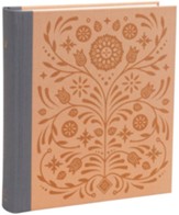 ESV Journaling Study Bible (Cloth over Board, Blush/Ochre, Floral Design)