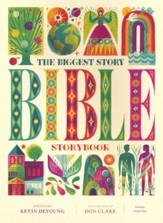 The Biggest Story Bible Storybook, Blue & Green Soft Imitation Leather