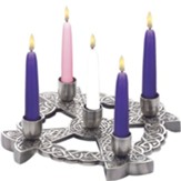 Celtic Advent Wreath, Pewter