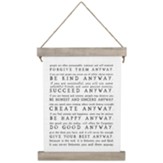 Forgive Them Anyway Hanging Canvas Print
