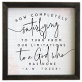 God Who Has None, Rustic Frame