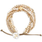 Your Journey Prayer Bracelet, Champagne