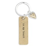 Heart Guardian Angel Key Ring