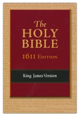 KJV 1611 Bible 400th Anniversary Edition Genuine Leather, Black
