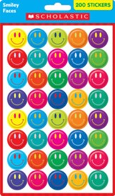 Smiley Faces Stickers, 200 Stickers