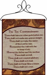 Ten Commandments Bannerette