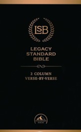 LSB 2-Column Verse-by-Verse, Blue Faux Leather, Indexed