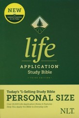 NLT Life Application Personal-Size Study Bible, Third Edition--hardcover