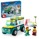 Lego ® City Emergency Ambulance and Snowboarder